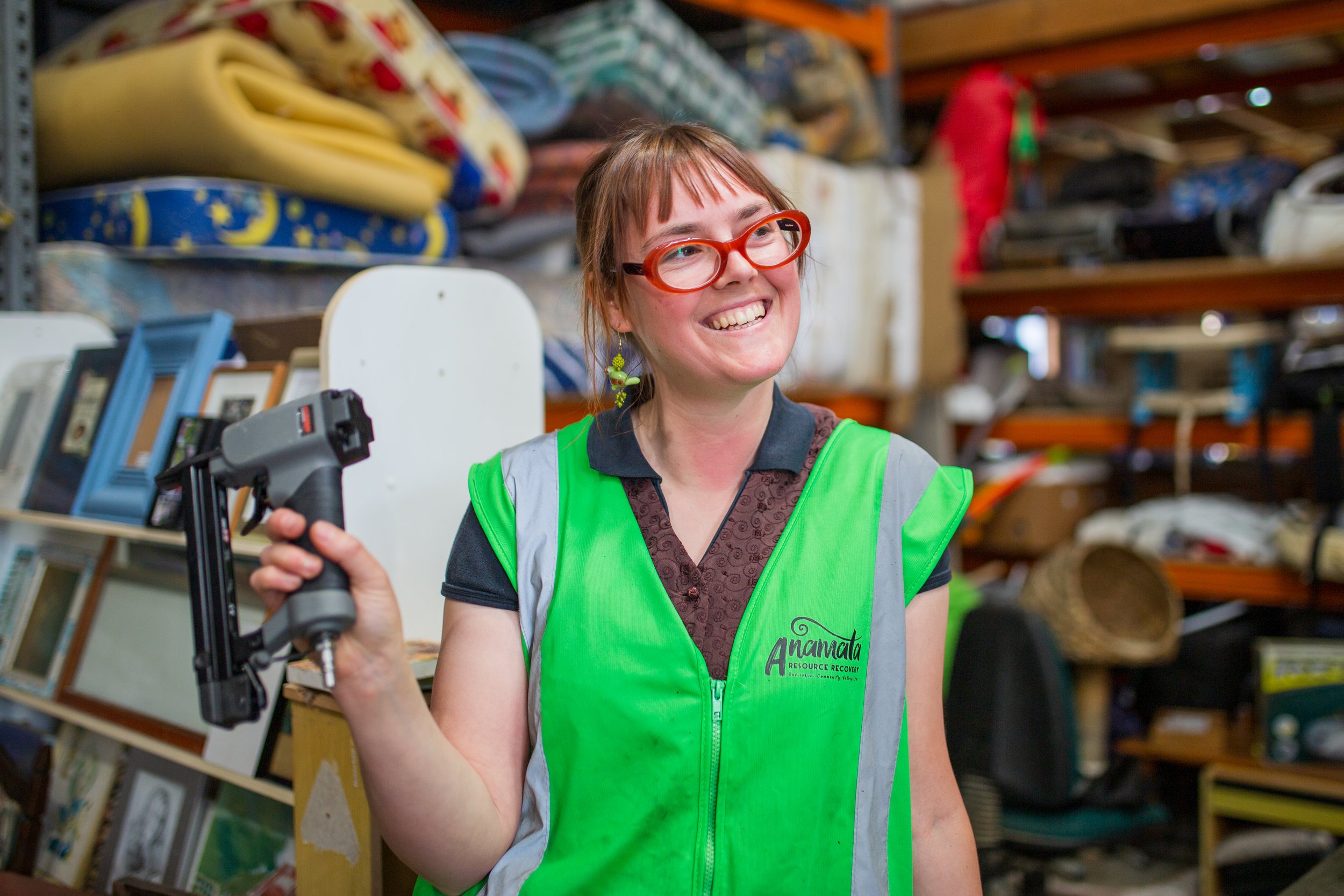 Upholstery workshop with Scarlett
