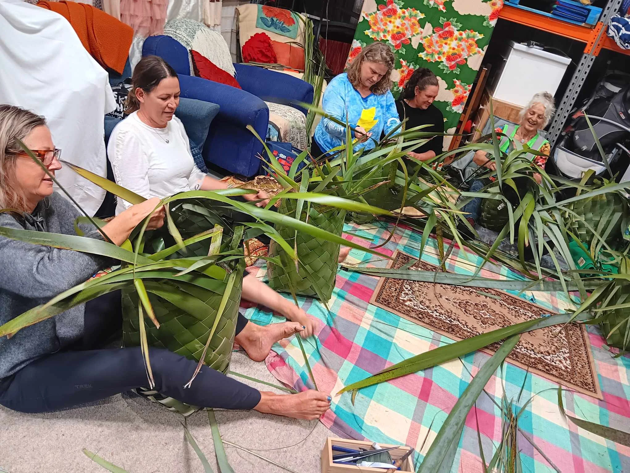 Kete workshop with Nicola