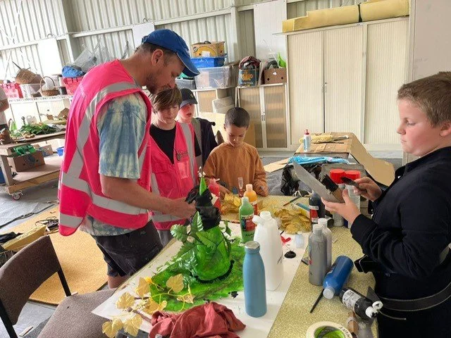 Halloween costume workshop with Luke