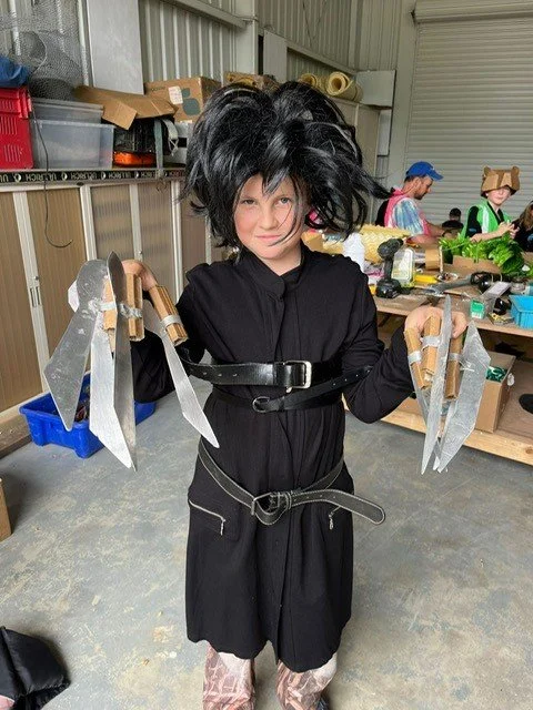 Halloween costume workshop with Luke