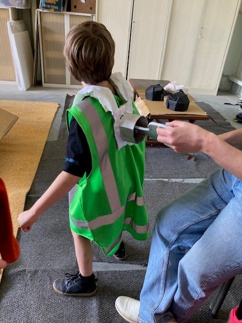 Halloween costume workshop with Luke