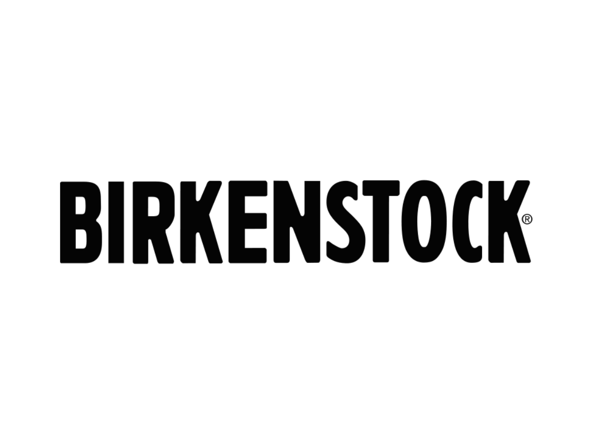 Black text reading 'BIRKENSTOCK' on a white background.