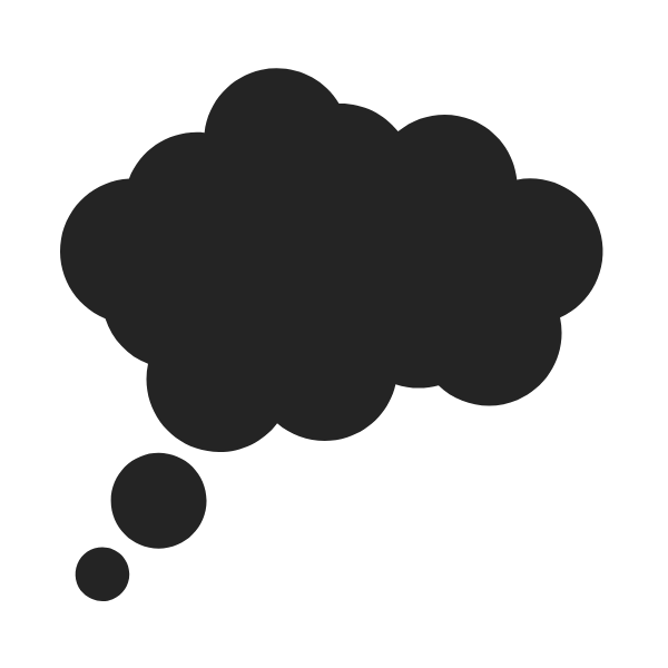 Thought bubble icon