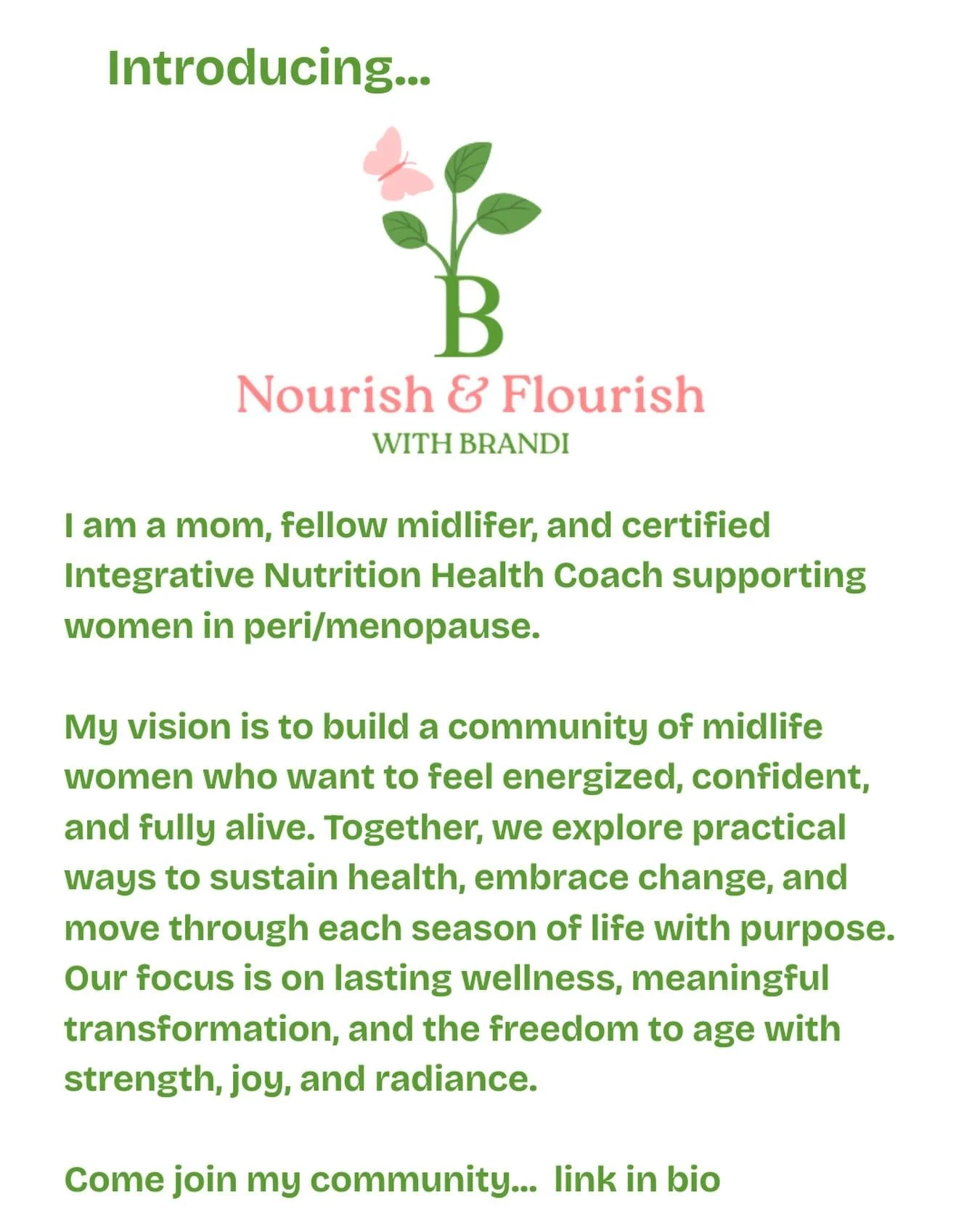 Hi! I finally did something&hellip; started my own business to help other midlife women through a time in our lives where it feels like our bodies are betraying us, our hormones are out of control, and we&rsquo;ve forgotten who WE are because we have