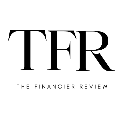 Logo of TFR, The Financier Review, featuring large black letters TFR above the publication name in smaller black text.