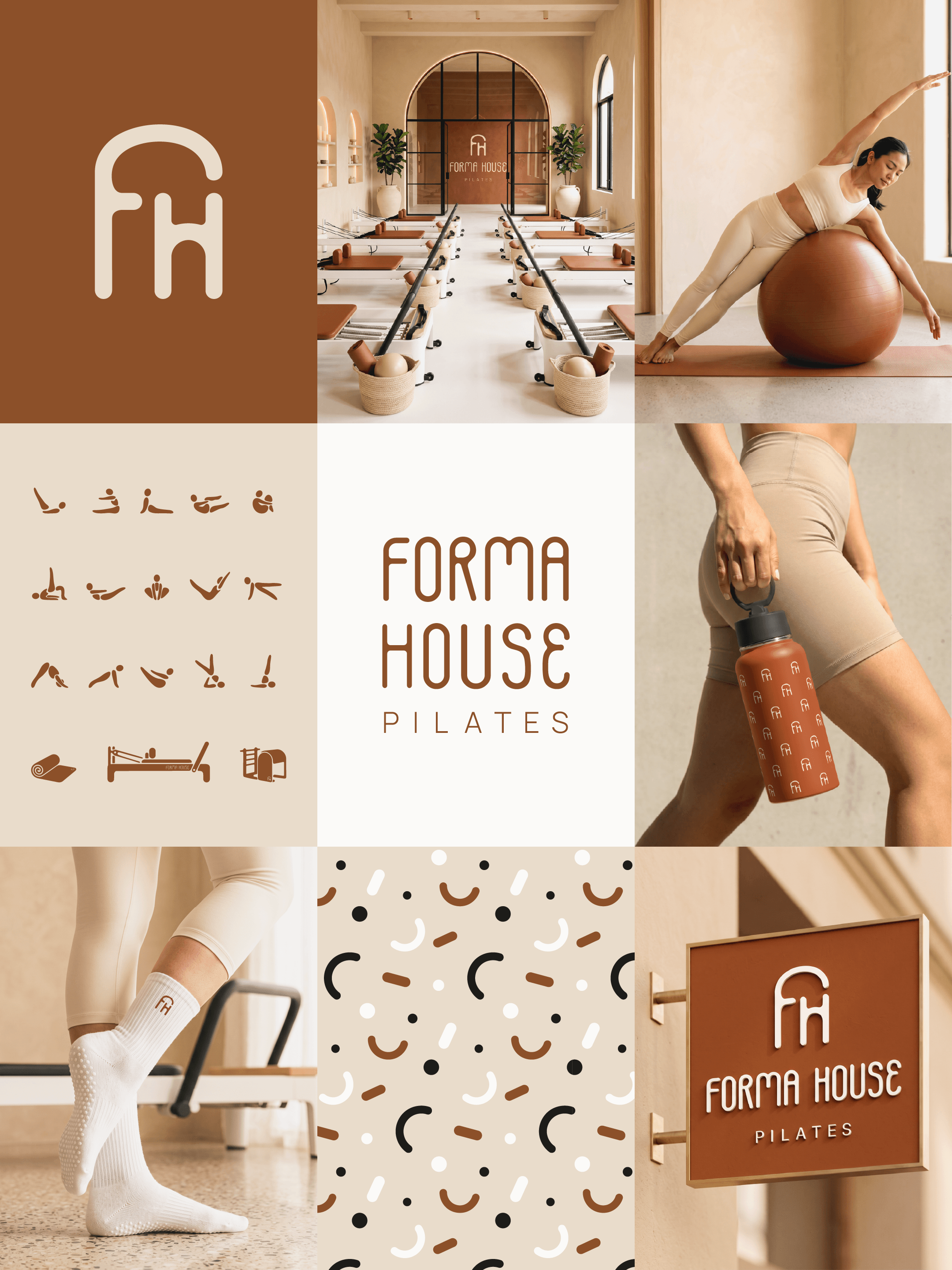 Forma House Pilates Brand Grid