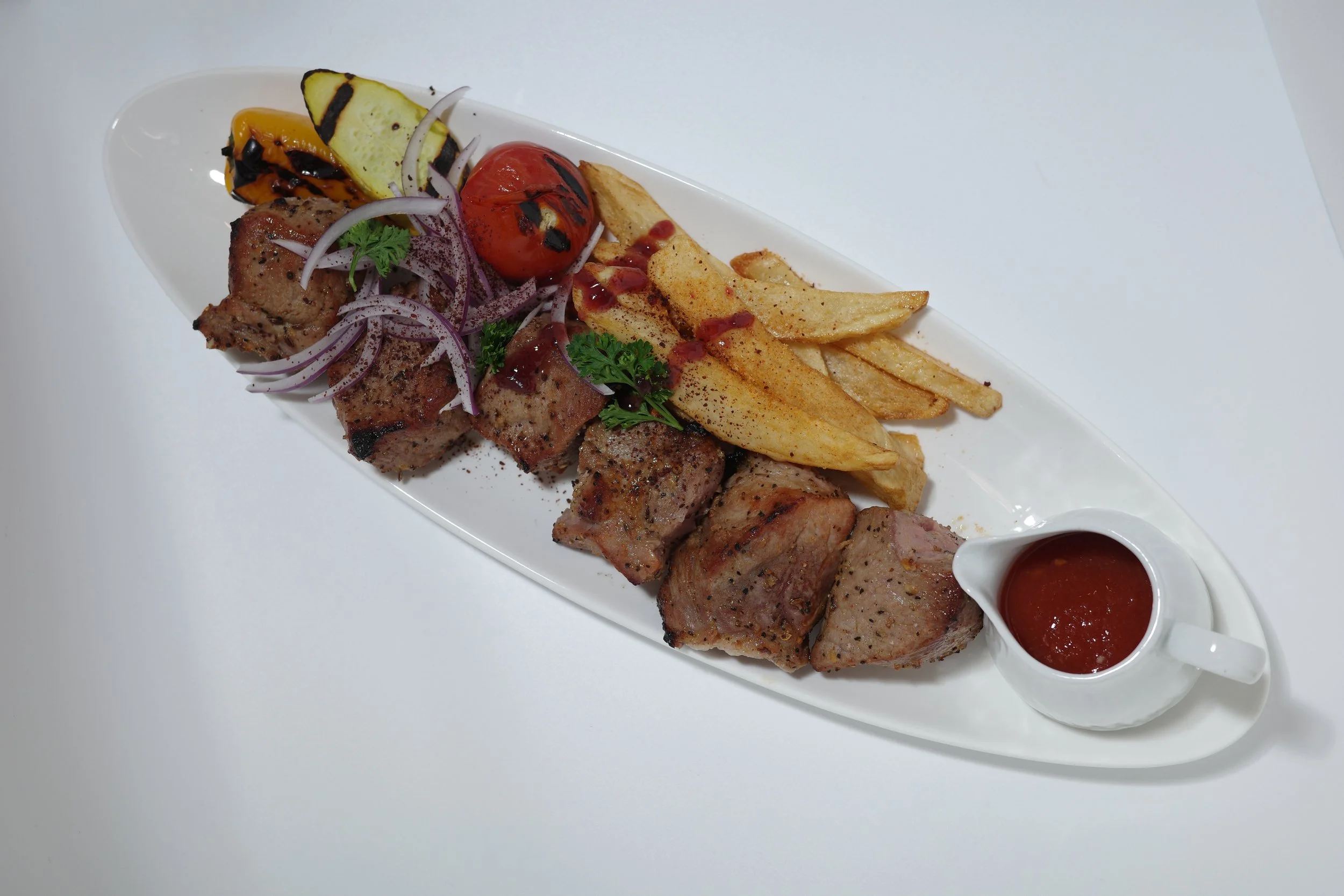 Close-up of Georgian food at Georgian Corner in Roswell, GA