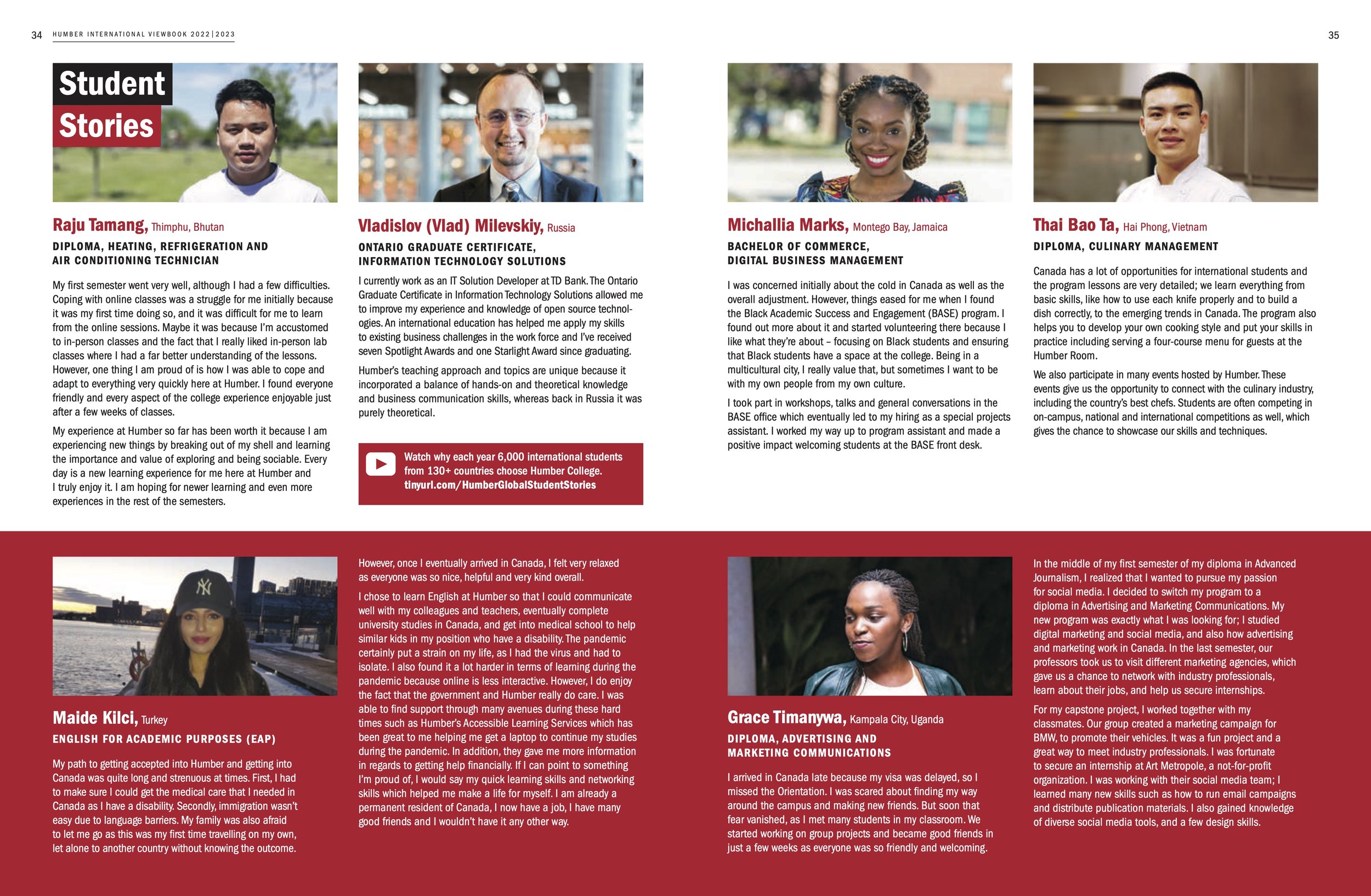 Humber Polytechnic | International Student Viewbook 2022/2023