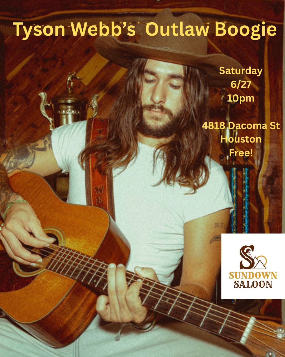 Tyson Webb and Outlaw Boogie at Sundown Saloon