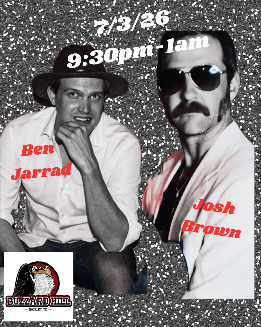 Ben Jarrad and Josh Brown at Buzzard Hill