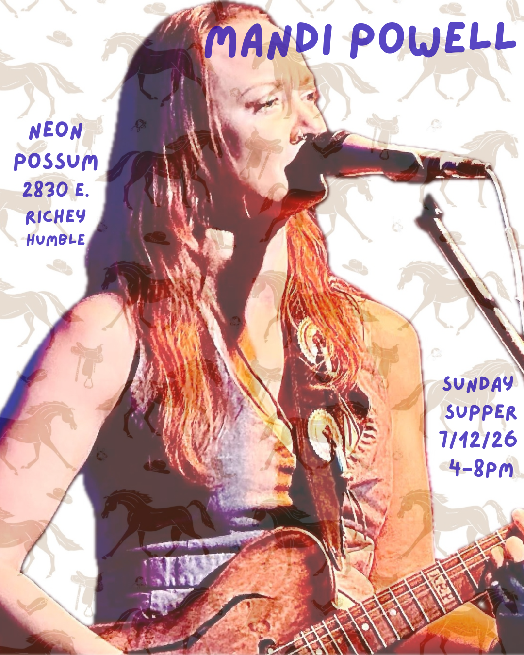 Mandi Powell Sunday Supper at Neon Possum