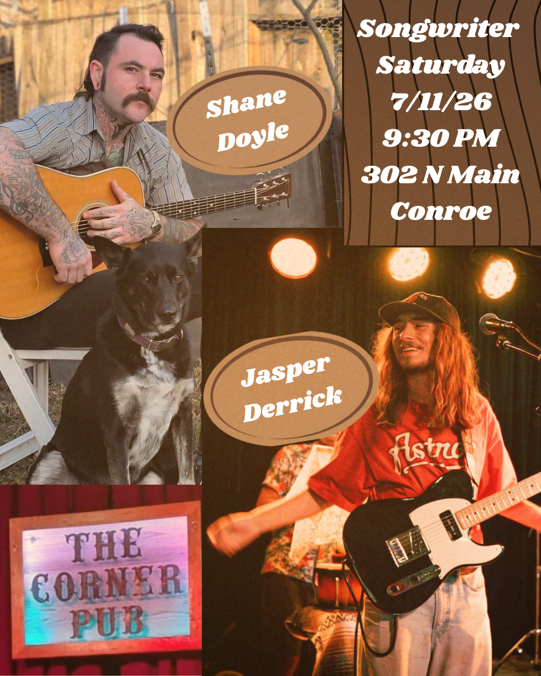 Jasper Derrick and Shane Doyle Songwriter Saturday