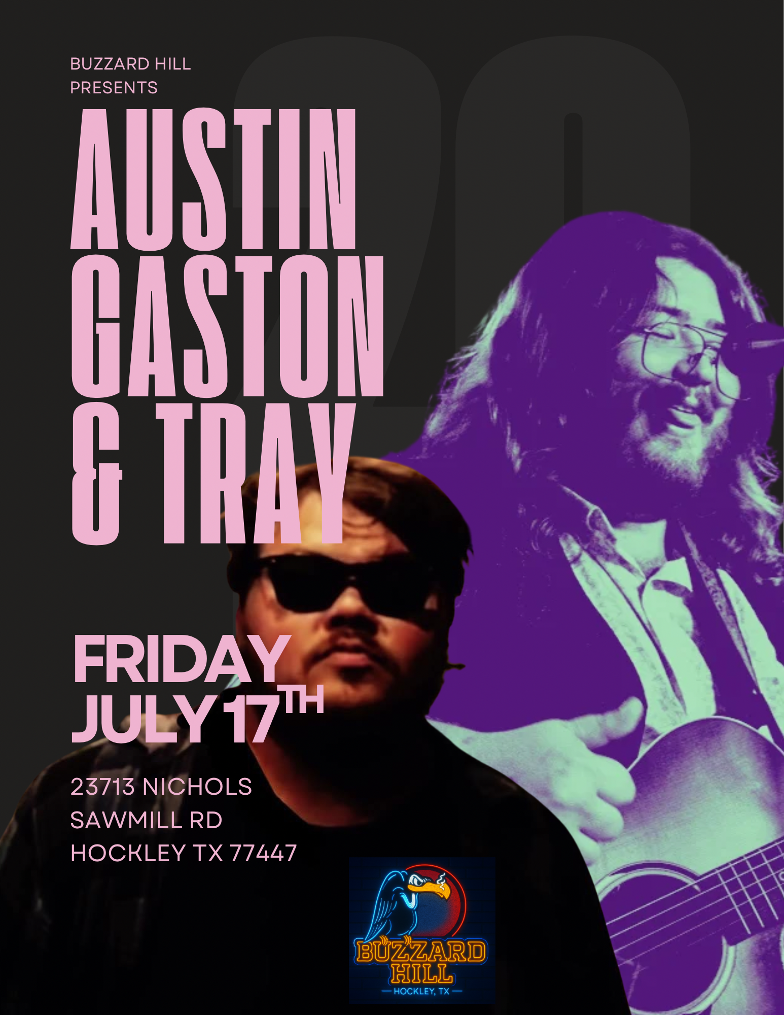 Austin Gaston and T Ray Porche at Buzzard Hill