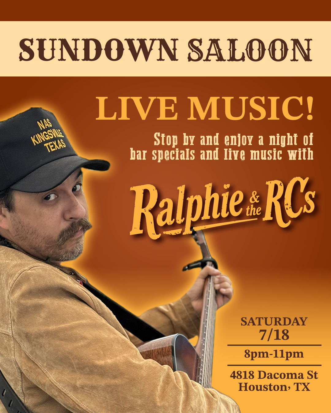 Ralphie and the RC's at Sundown Saloon