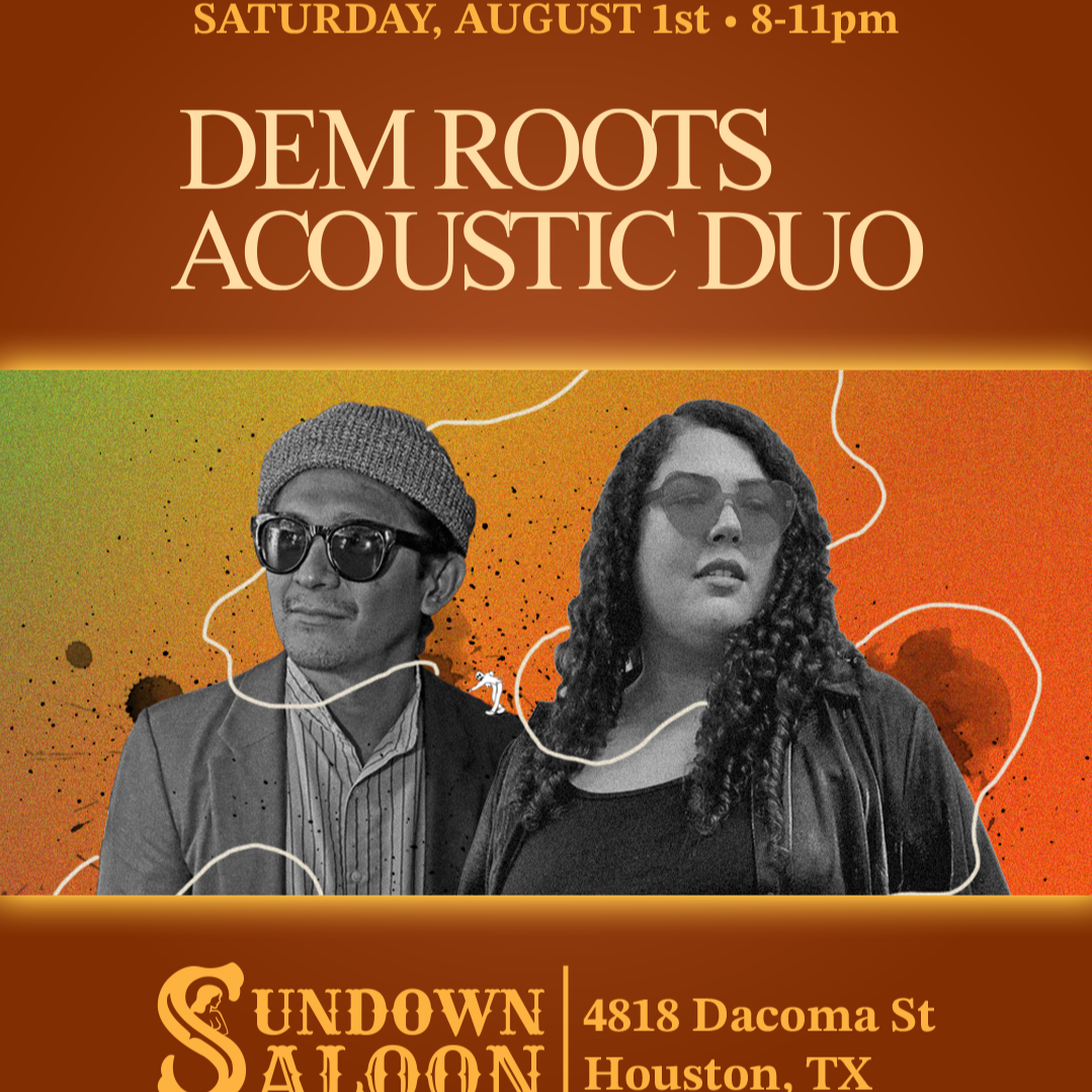 Dem Roots Duo acoustic night at Sundown Saloon