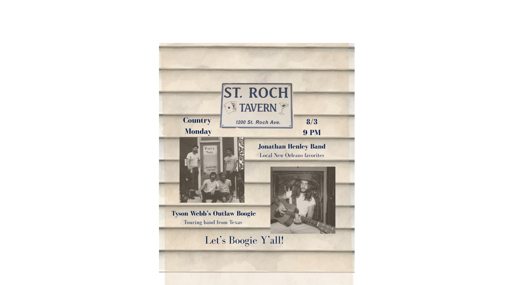 Tyson Webb and Jonathan Henley at St Roch Tavern