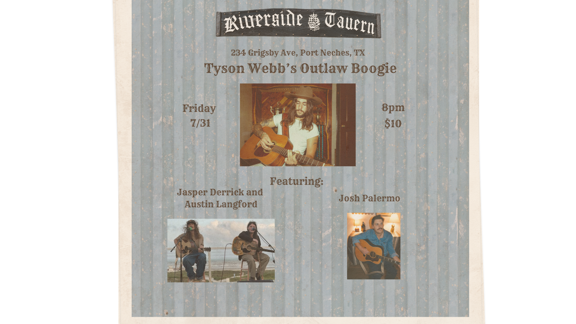Tyson Webb and Josh Palermo at Riverside Tavern