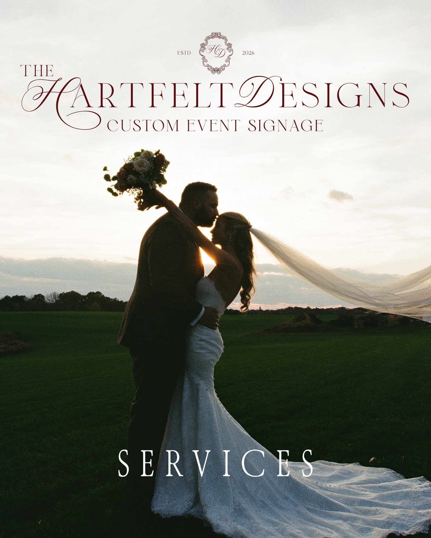 Meet The Hartfelt Designs, where big moments meet unforgettable details!🤍 

We&rsquo;re a custom event signage company turning ordinary spaces into jaw-dropping experiences. From romantic mirror welcome signs to champagne walls that steal the show, 