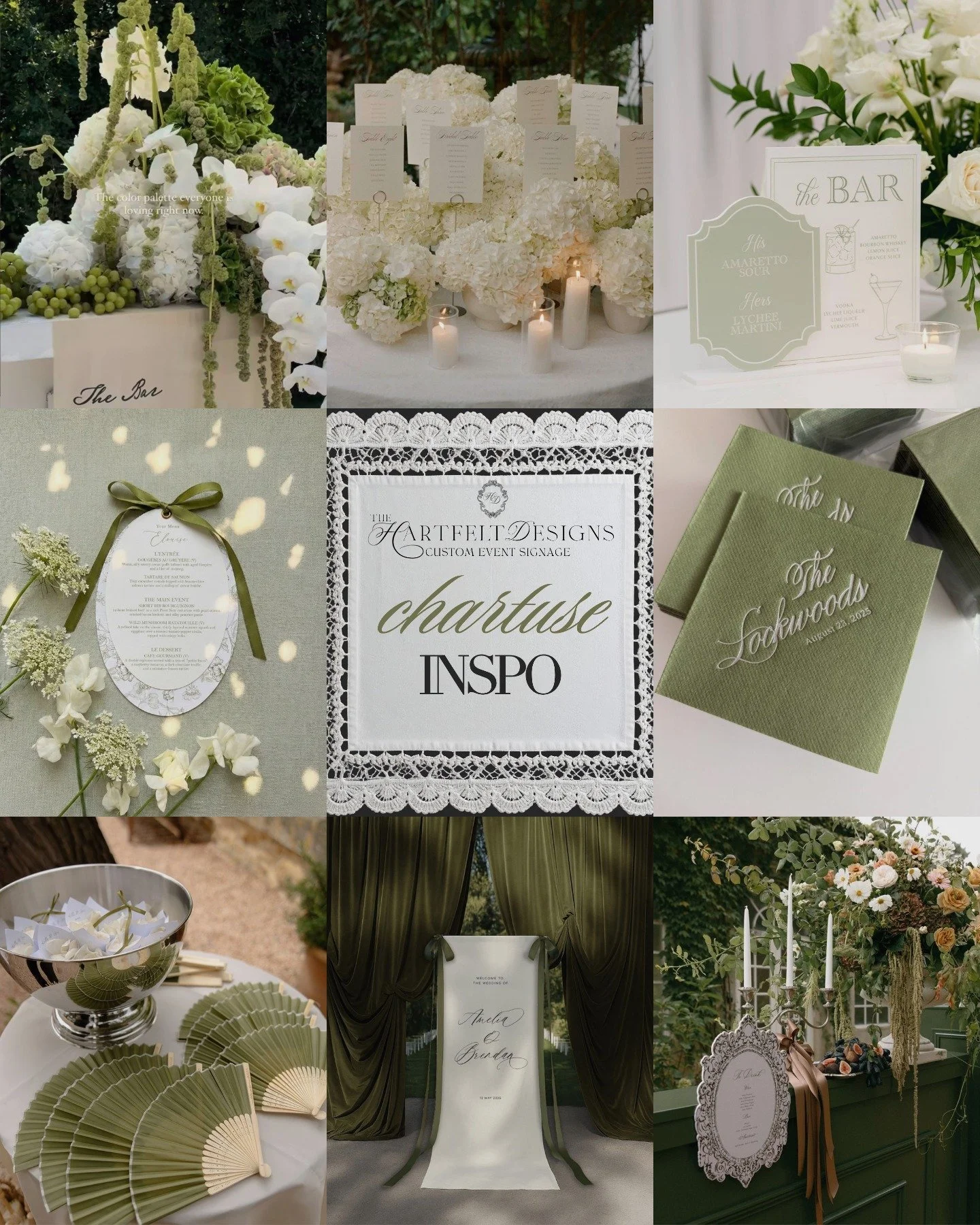 Trend alert 💚 Chartreuse is having a moment and we are loving it!

Welcome to our &ldquo;Hart It, Save It&rdquo;, where we spotlight what&rsquo;s trending in weddings and why we&rsquo;re loving every detail. First up: this bold, fresh green paired w