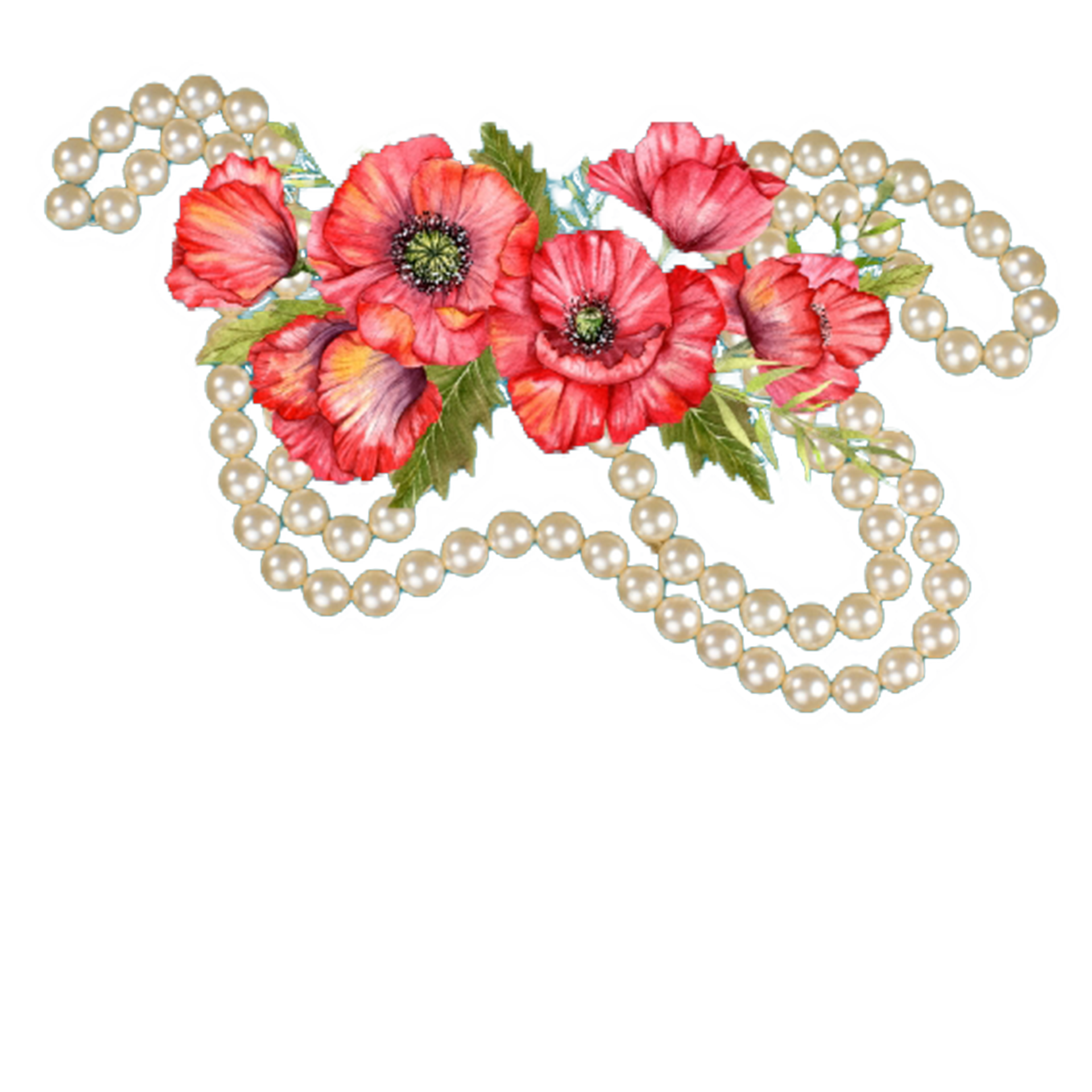 Poppies & Pearls Logo