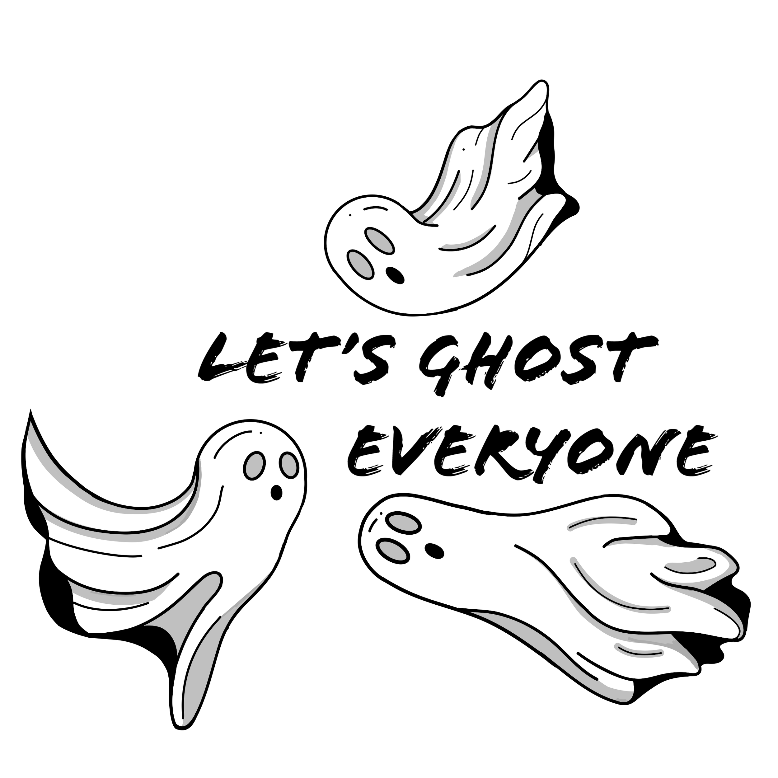 Let's Ghost Everyone Sticker Sheet