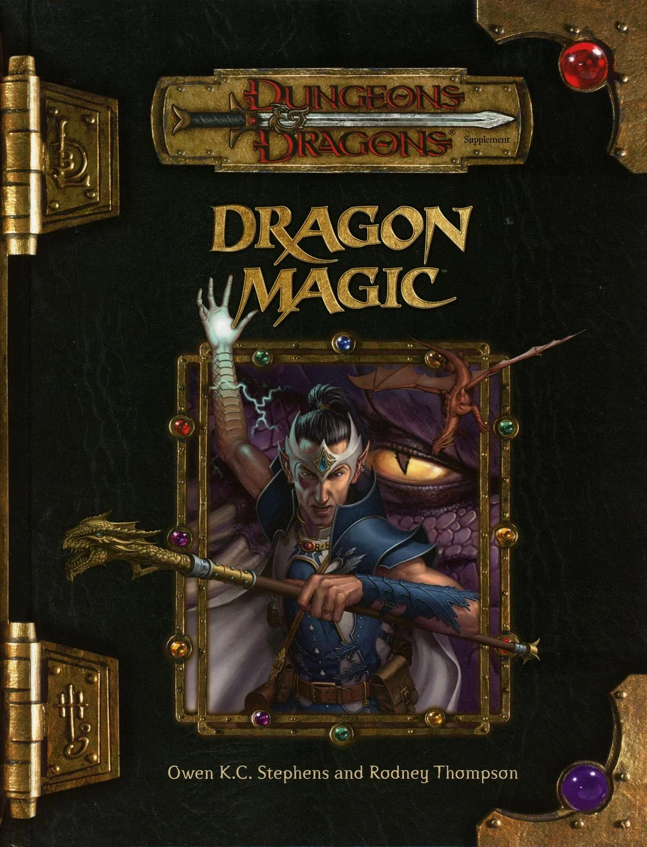 Designer. My first cover credit for a D&D book, written while I was still a freelancer. This book had a really weird origin (apparently, books with "Dragon" or "Magic" in the title sold better, so they decided to do a book called Dragon Magic) but I 