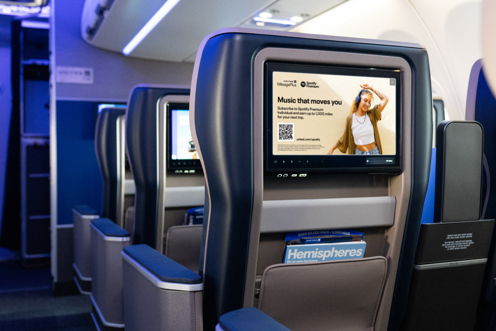 MileagePlus x Spotify Partnership Campaign