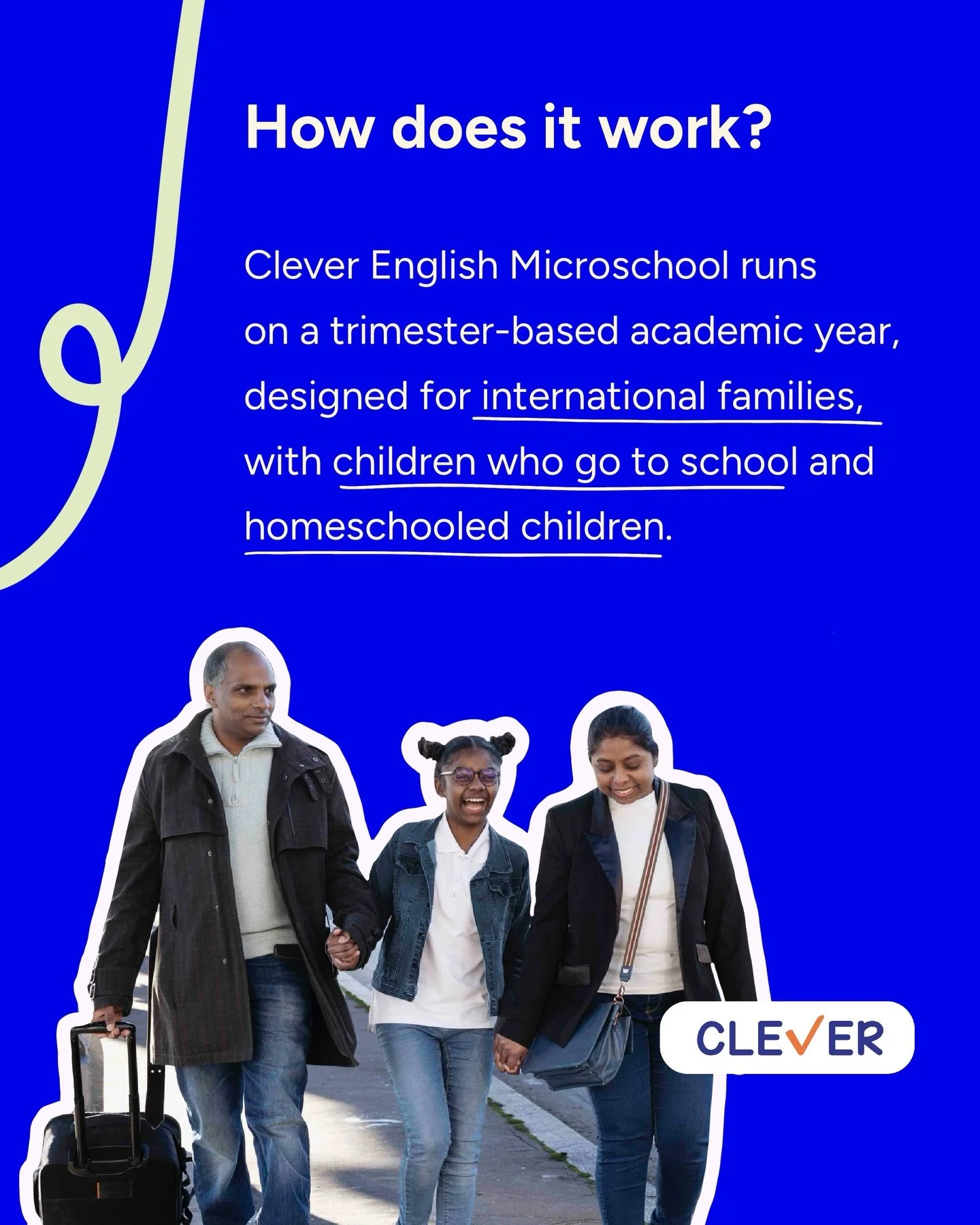 Clever English Microschool provides young learners aged 6&ndash;10 with structured, small-group online English instruction.
Our program combines live classes and guided homework that is followed by feedback.

Book a Free Trial 30mn-Class. Link in bio