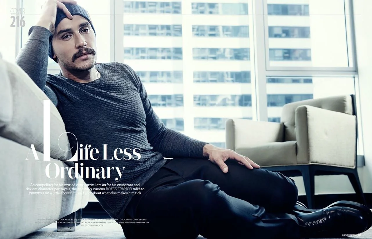 BREAKFAST WITH JAMES FRANCO.