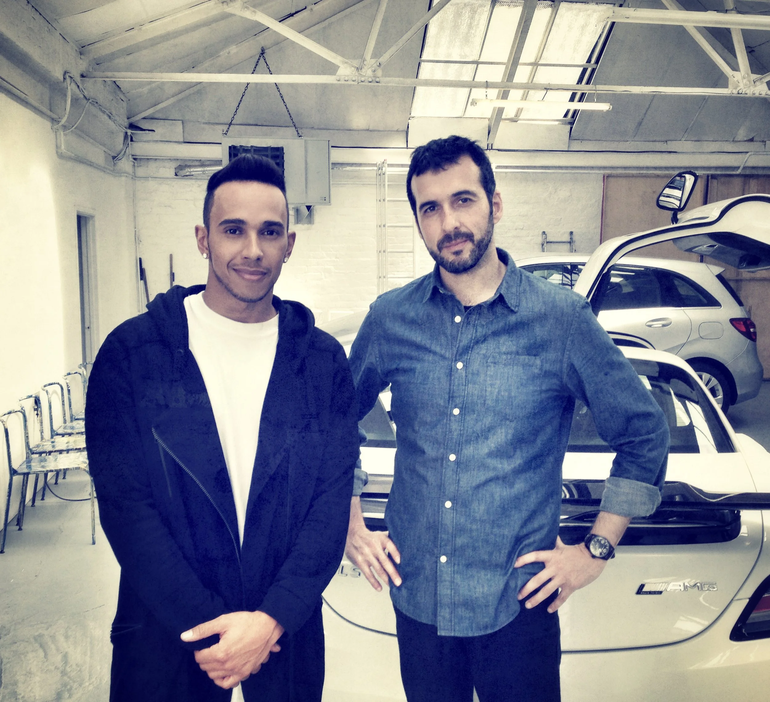 BEHIND THE SCENES WITH LEWIS HAMILTON