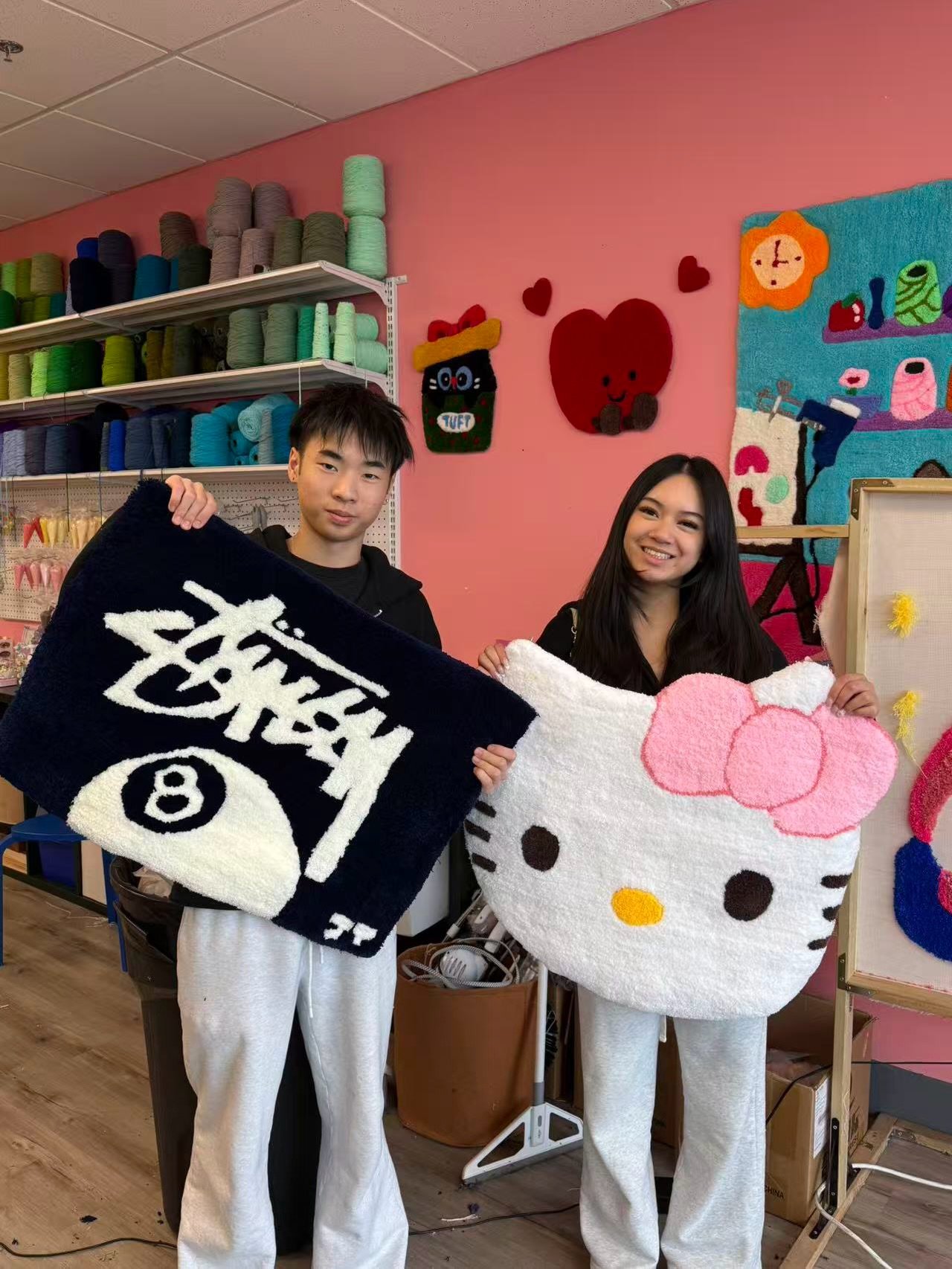 Make something cool. Make something cute. Make something TRULY yours 🧶✨

Tufting is all about turning your ideas into something you can actually feel &mdash; soft, textured, and completely one of a kind.

Celebrate a birthday 🎂
Go on a fun date 💕
