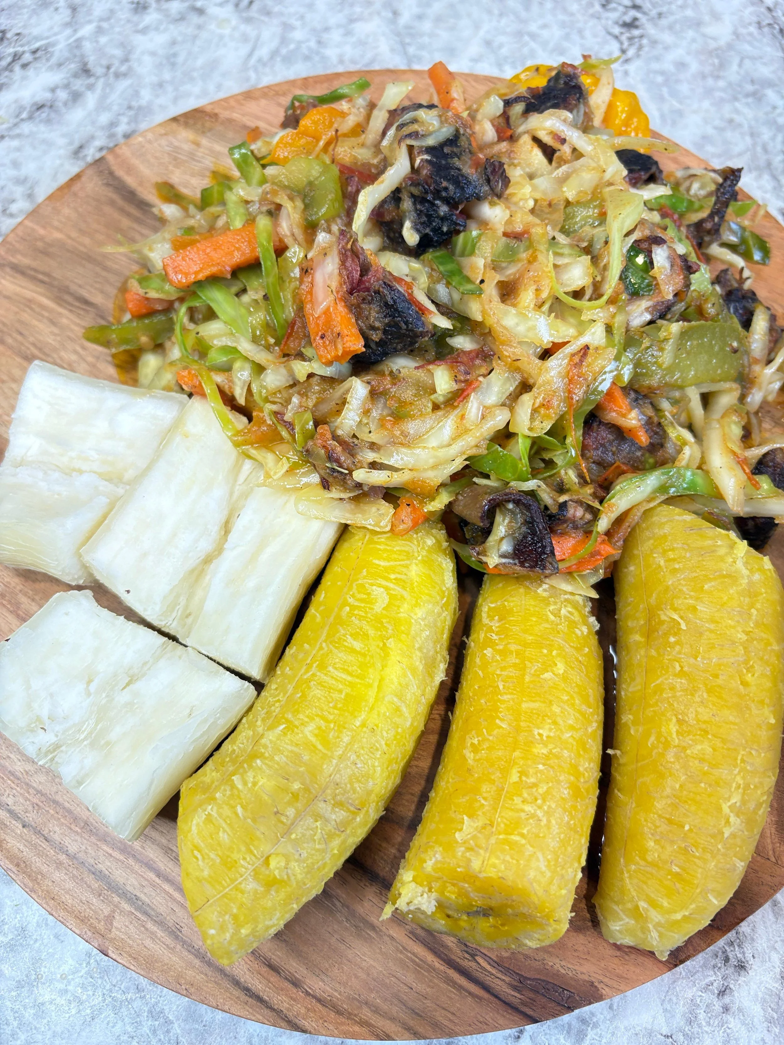 Fried veggie cabbage