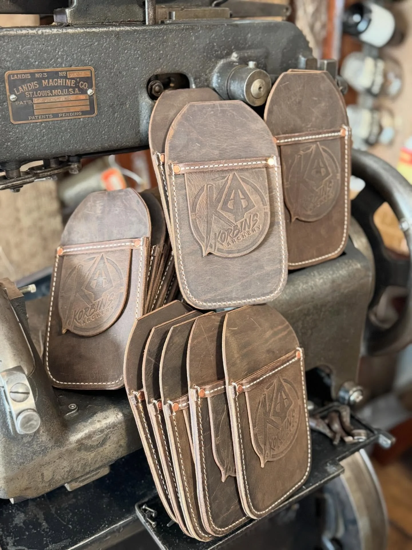 @korbinsarchery First batch complete, packaged up, and will be dropped off today!!! @korbinsarcherydfw @korbinsarcherylbk #madeinamerica #handmade #leathercraft #bastardsleather