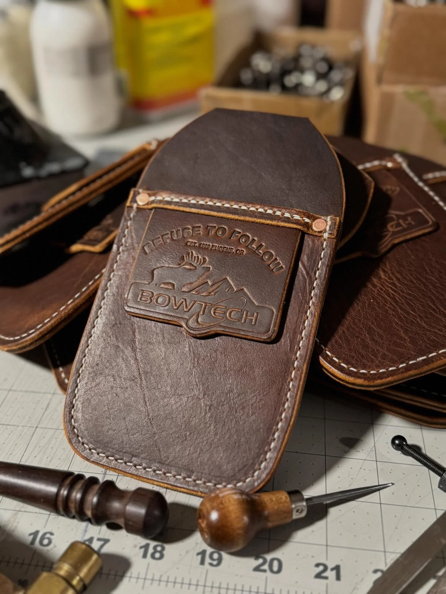 @bowtecharchery &amp; @bowtech_factory_proshop the wait is over! The logo and color on these came out pretty nice if I say so myself. These will be in the shop tomorrow for those around the Eugene area. Limited quantities at this time. We batch and p