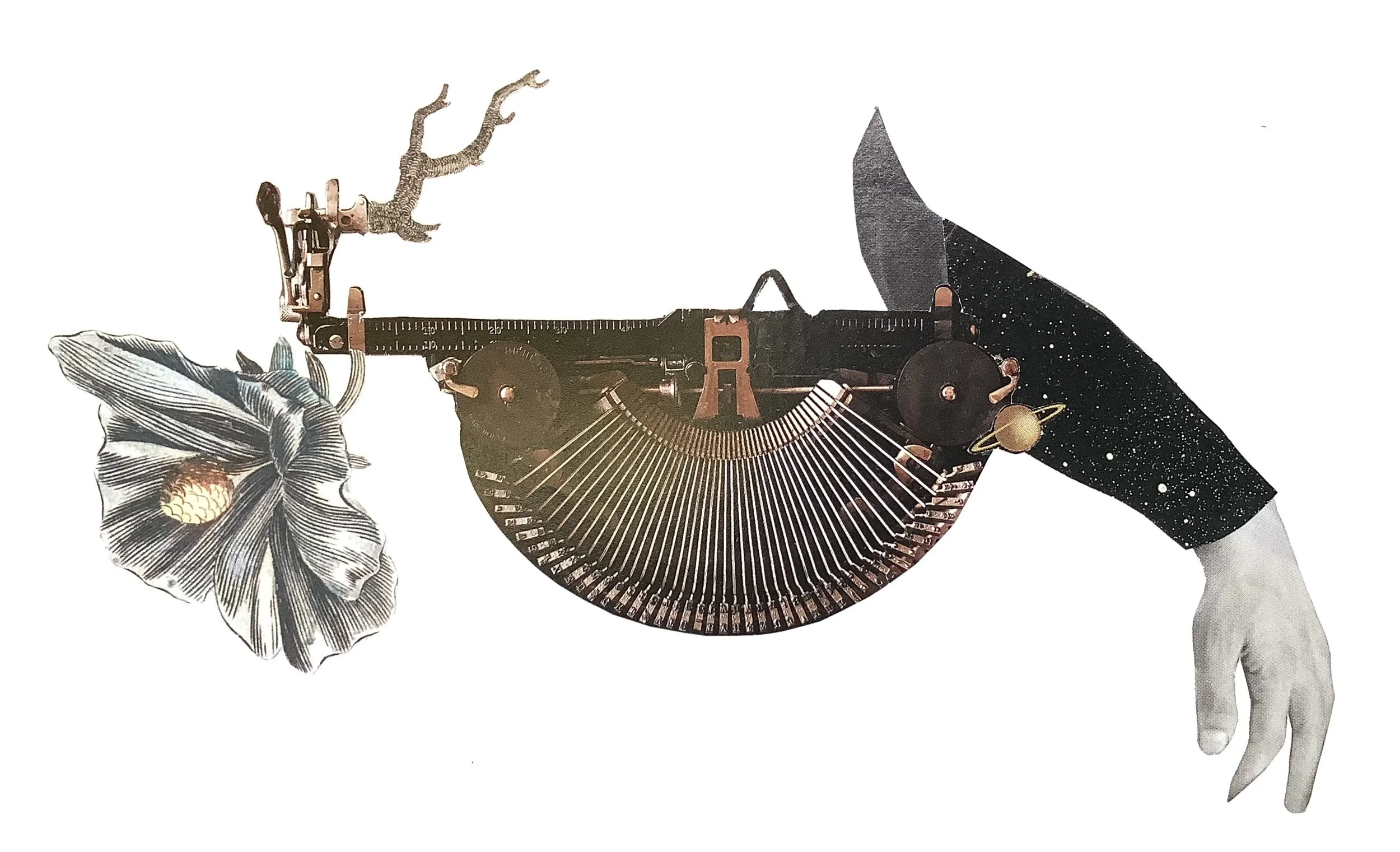 Poetic SoulCollage Card by Sunny Koch