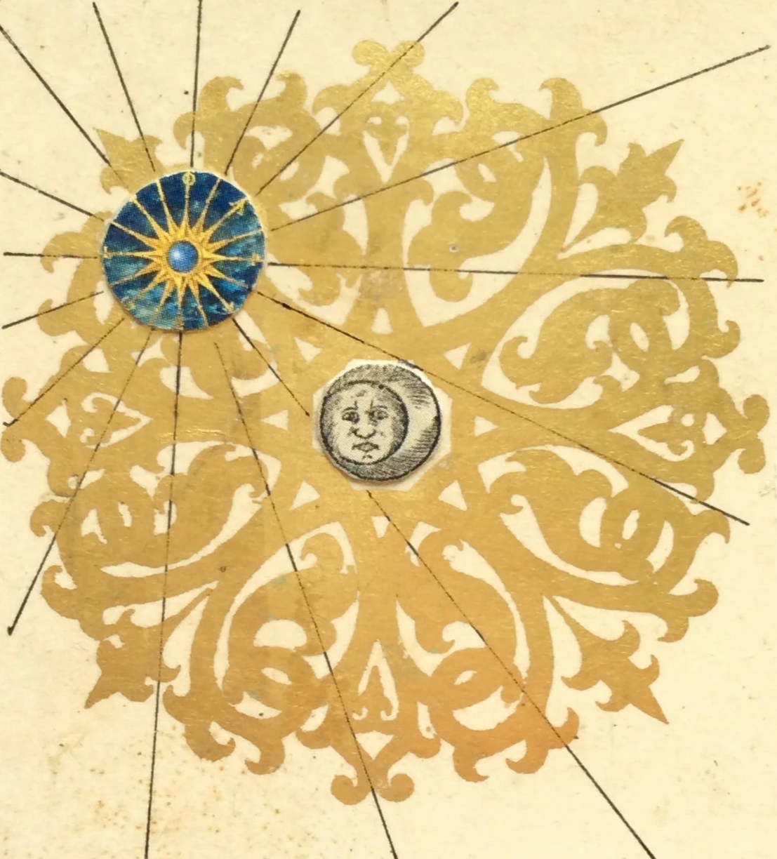 Sun and Moon Collage