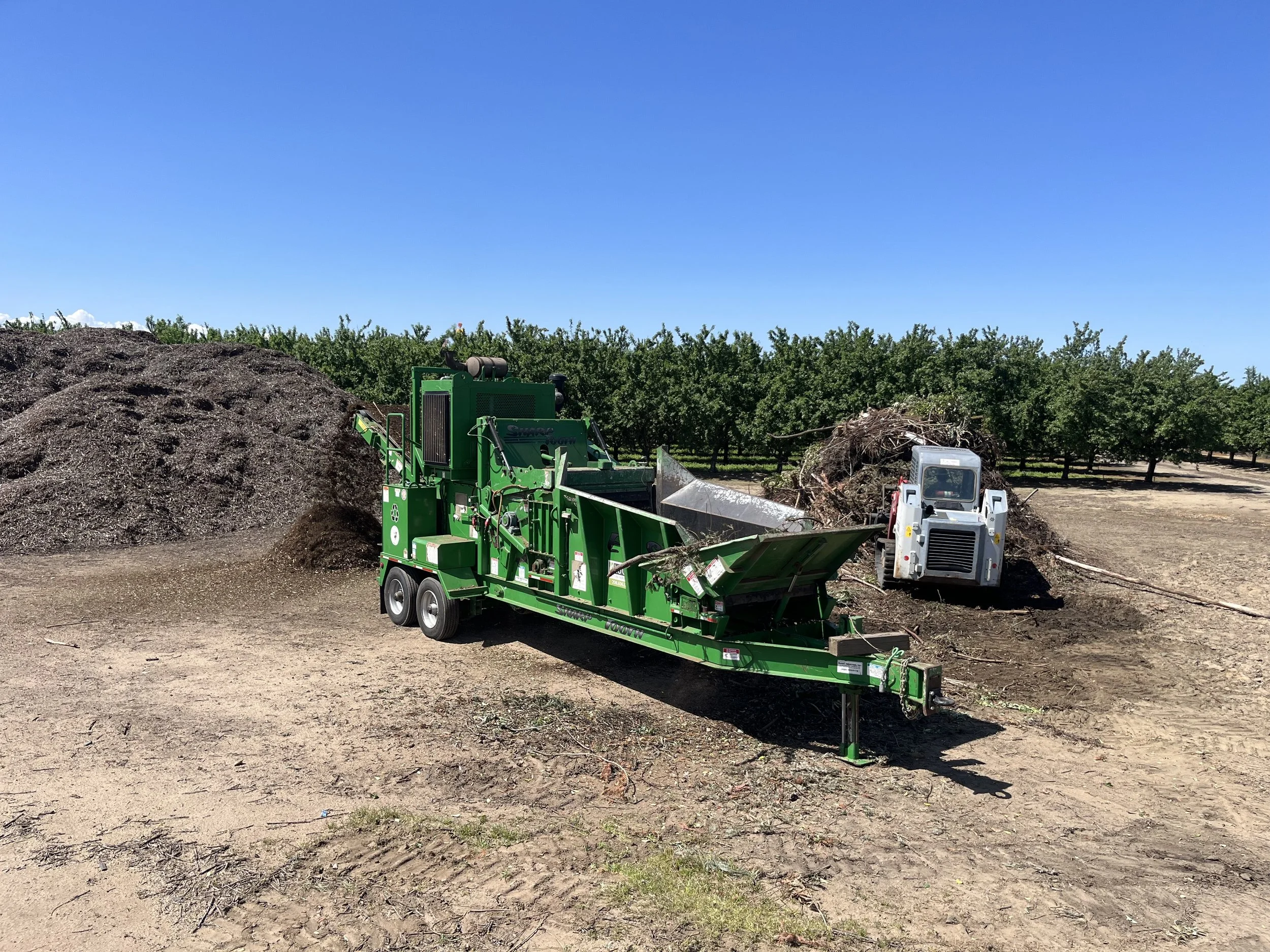 Brush Grinding, California Agriculture