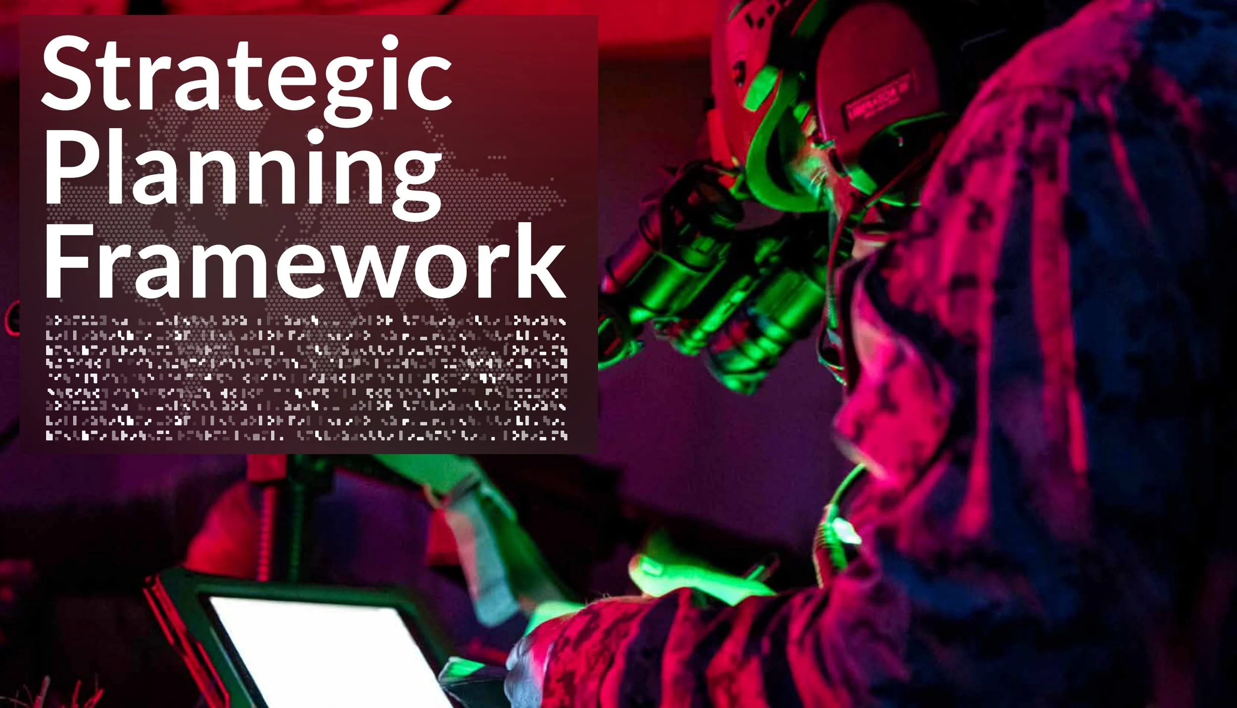 Strategic Planning Framework - Slide Deck