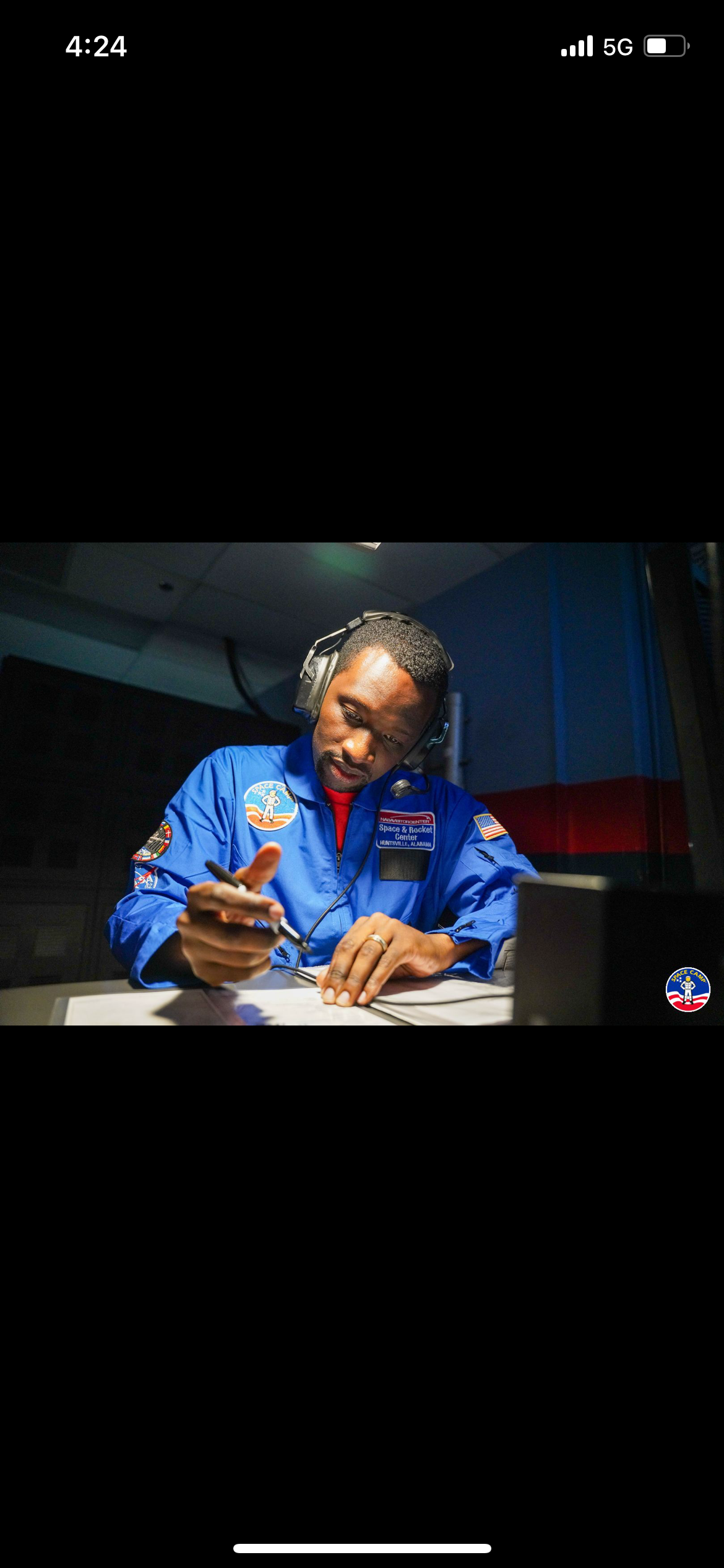 Craig Jelks at Space Academy for Educators - U.S. Space & Rocket Center in Huntsville, Alabama