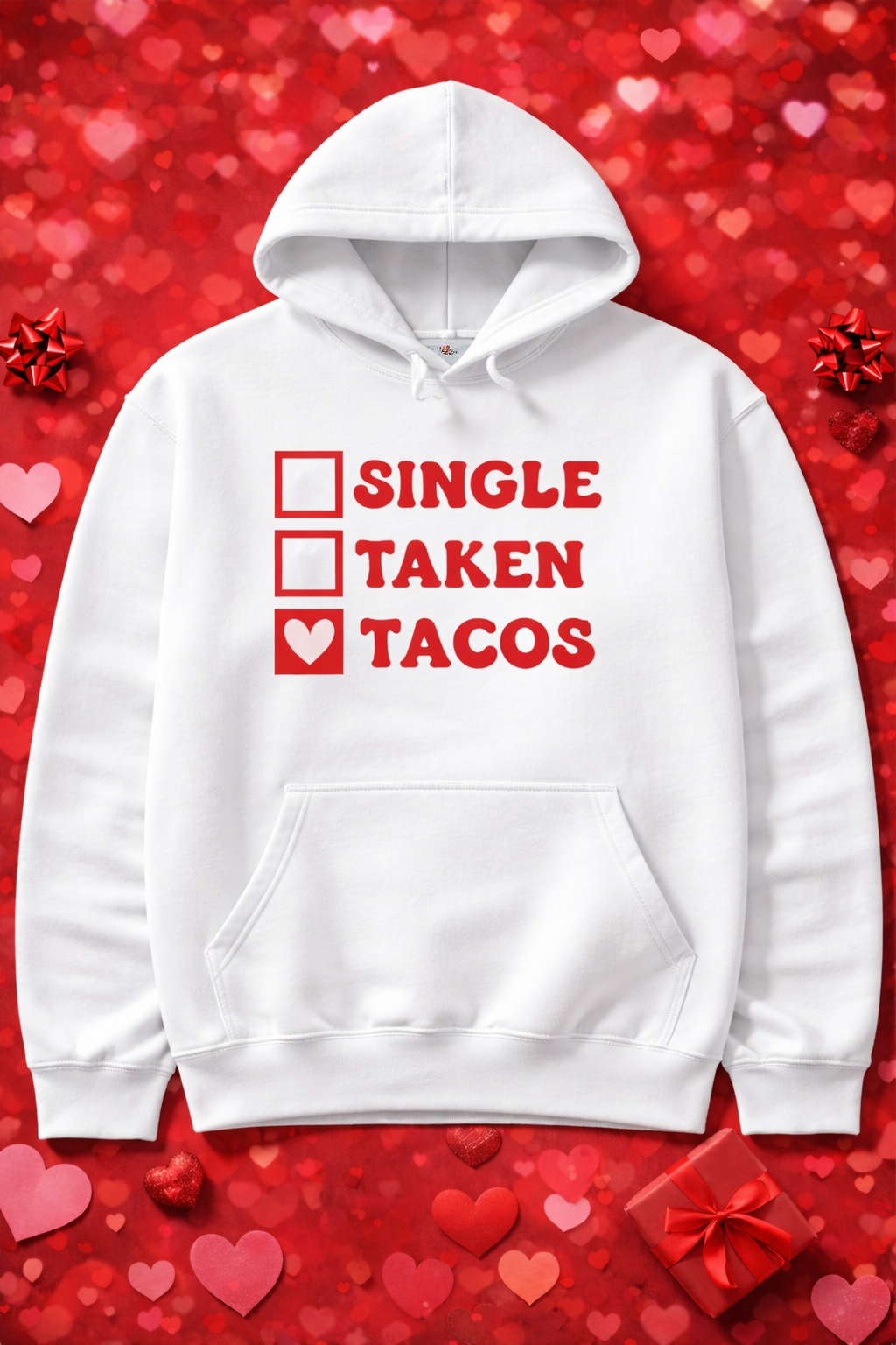 Single. Taken. Tacos. Hoodie