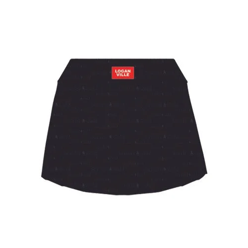The Alli Tennis Skort LOGAN VILLE Woven Label | RED or BLACK
