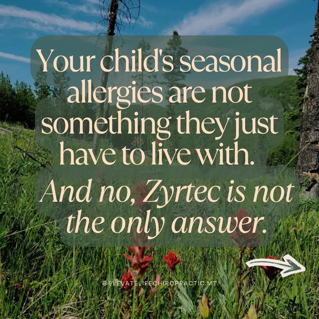 Sneezing, itchy eyes, and congestion every single spring is not just &ldquo;allergies season.&rdquo; It is your immune system asking for help. 

Save this if you have ever wondered if there is something more you can do &mdash; and share it with a mam