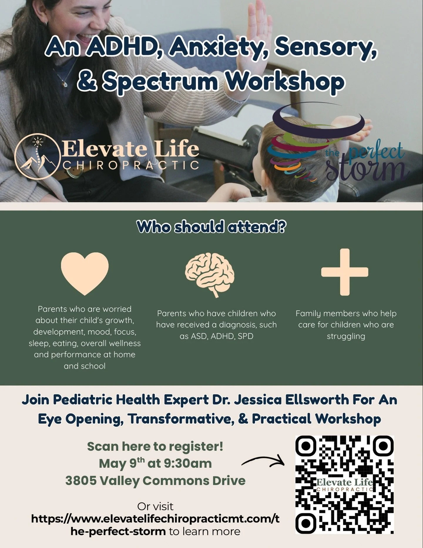 BELGRADE AND BOZEMAN PARENTS: if your child has been diagnosed with ADHD, SPD, or ASD, this workshop is for you!

This workshop dives into how neurological challenges start, because many of them started brewing long before there was symptoms or a dia
