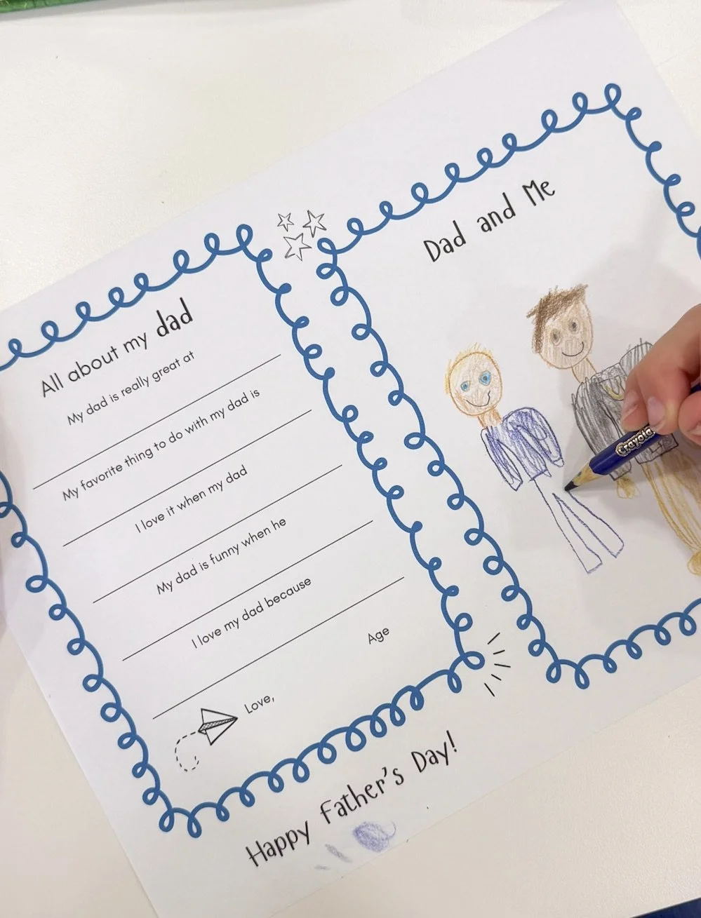 All About Dad Father's Day Card, English