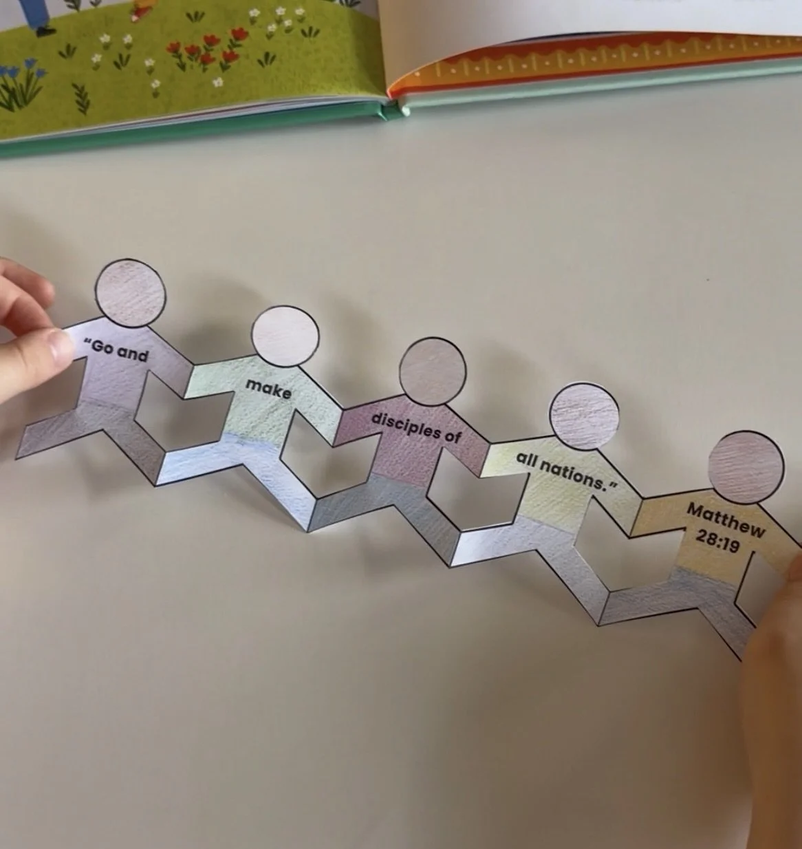 Go and Make Disciples Matthew 28:19 Memory Verse Activity, English and Spanish