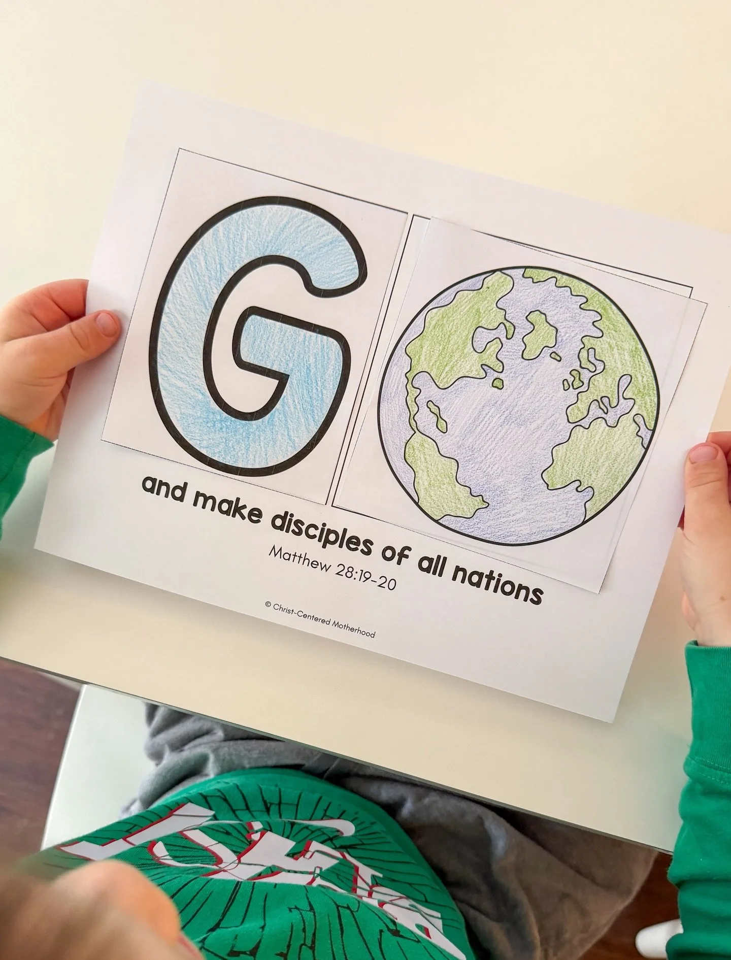 FREE Cut &amp; Paste Activity 💙💚

Comment &ldquo;GO&rdquo; for the link! 🌎🔗🙌🏻

&ldquo;Therefore go and make disciples of all nations, baptizing them in the name of the Father and of the Son and of the Holy Spirit, and teaching them to obey ever