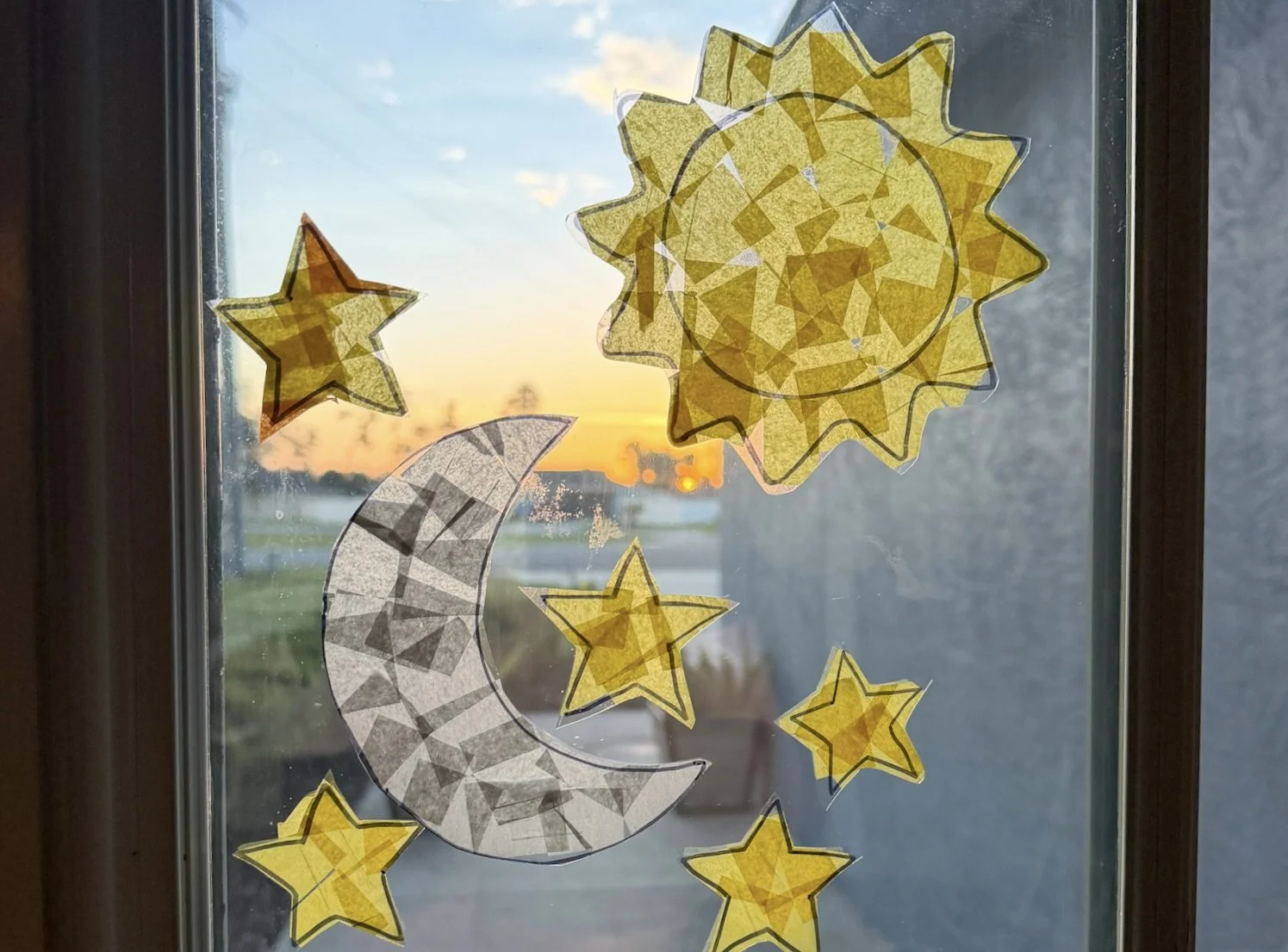 DIY Suncatchers for Teaching Creation (Day 4)