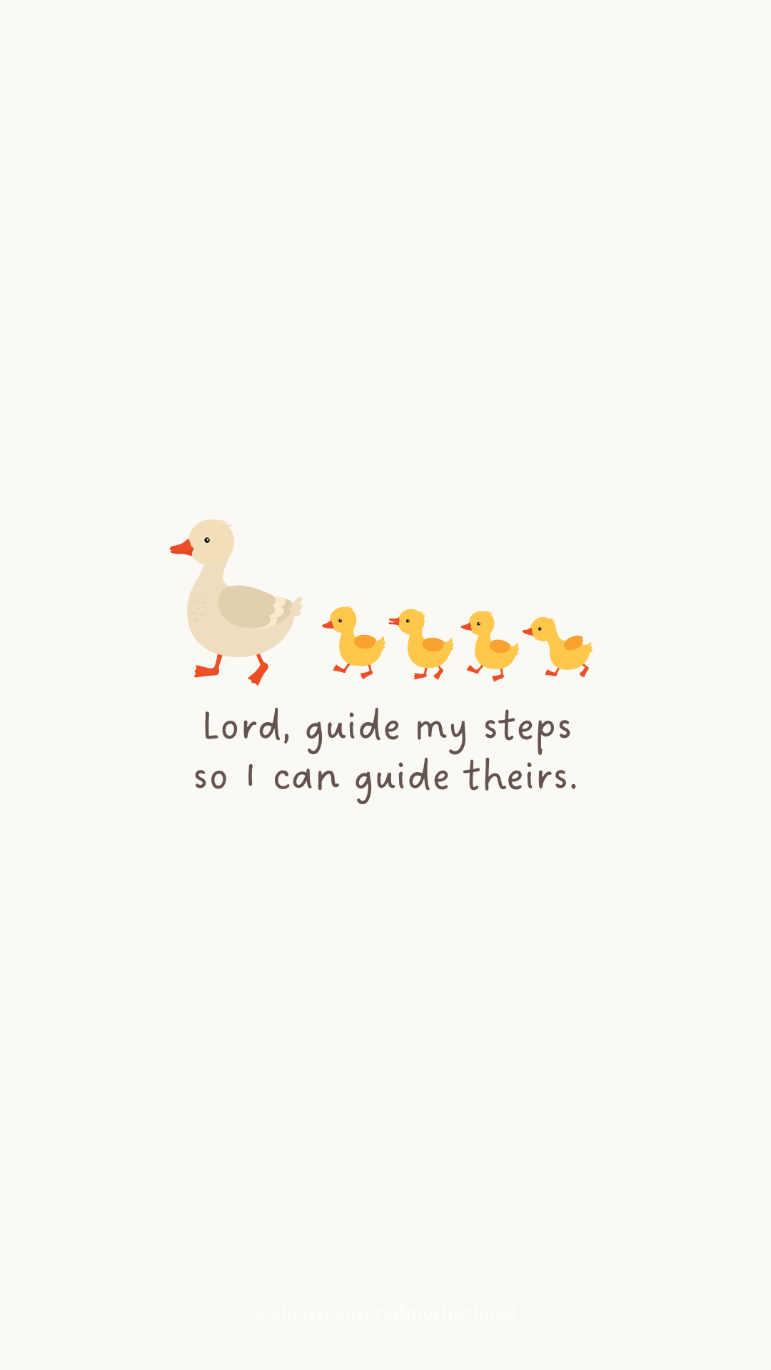 Duck Family Phone Lock Screens (1-7 Ducklings), English