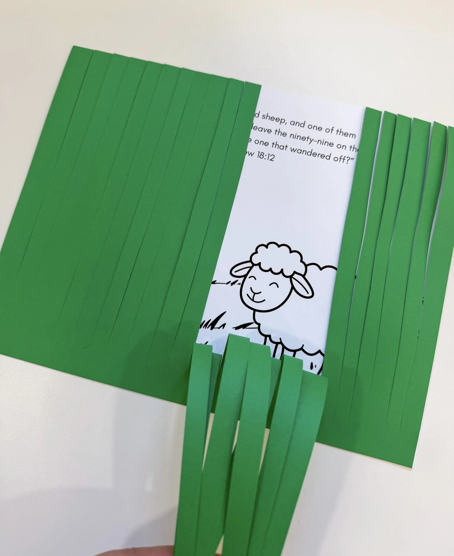 Parable of the Lost Sheep Activity, English and Spanish