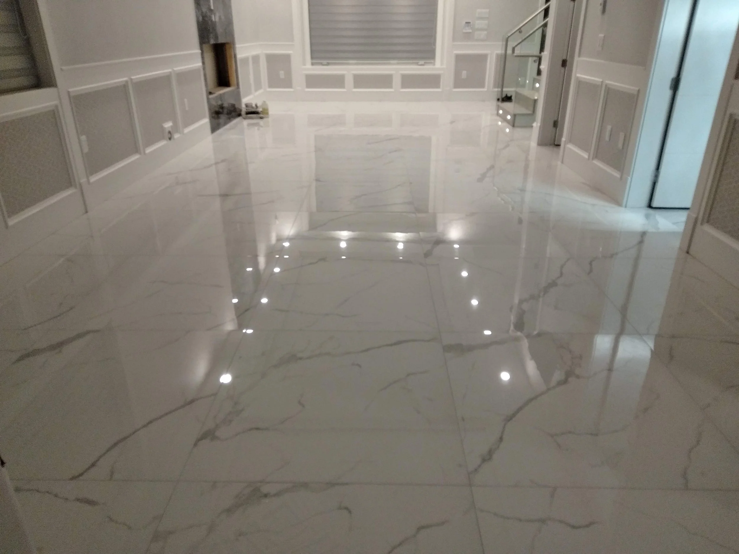 quality tile installation work.